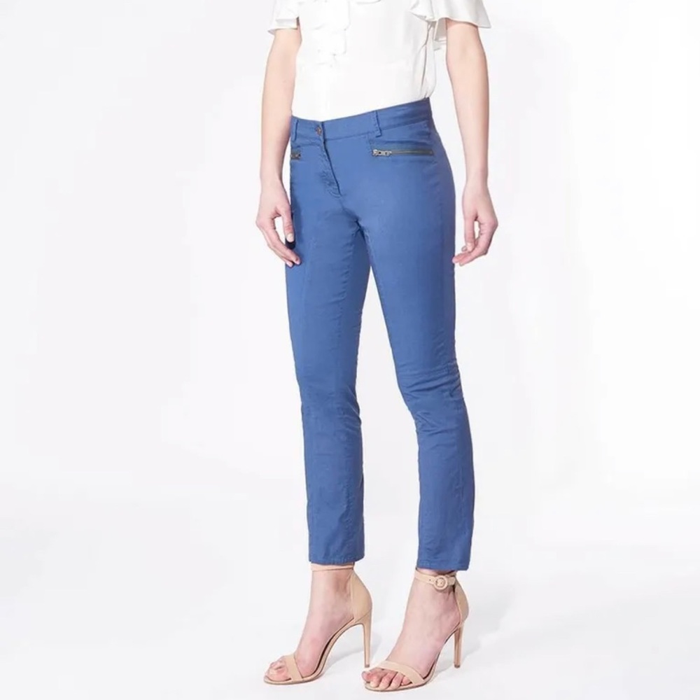 Veronica Beard pants size 6 blue chino